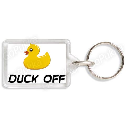 Duck / Fuck Off – Keyring