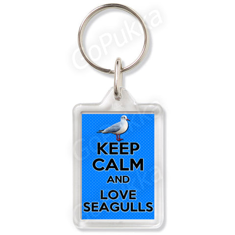 Keep Calm And Love Seagulls – Keyring