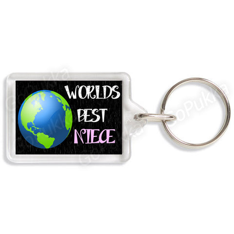 Worlds Best Niece – Family Keyring