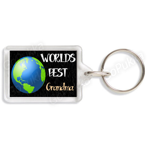 Worlds Best Grandma – Nanny Keyring