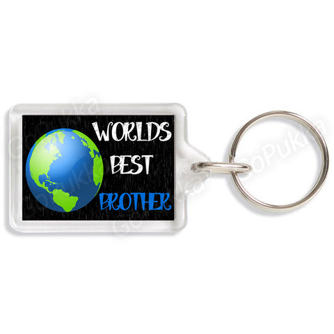 Worlds Best Brother – Family Keyring