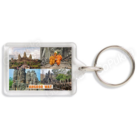 Angkor Wat Cambodia - Souvenir Keyring