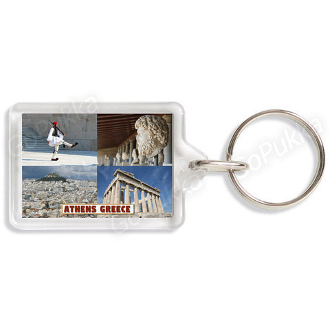 Athens Greece - Souvenir Keyring