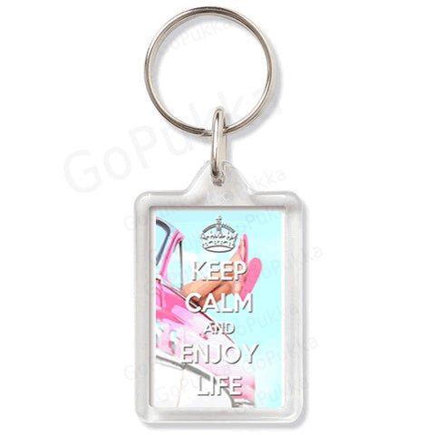 Keep Calm And Enjoy Life – Keyring