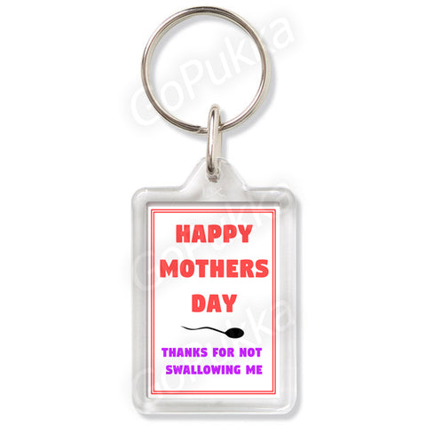 Thanks For Not Swallowing Me Mom – Keyring