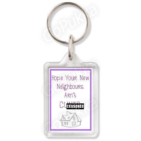 New Home Neighbours Card – Keyring